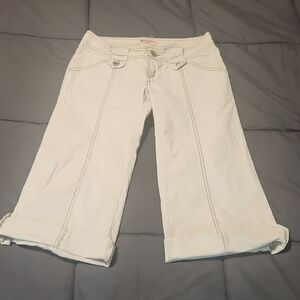 UNIONBAY Cream Cropped Pants